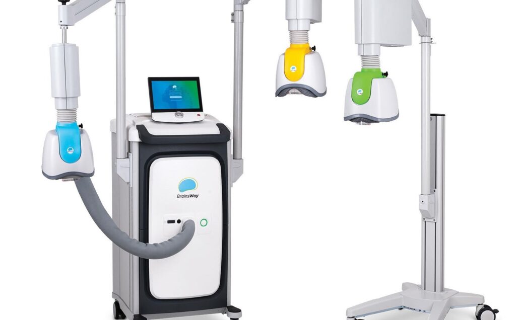 BrainsWay Deep TMS system with H1, H7 and H4 coils